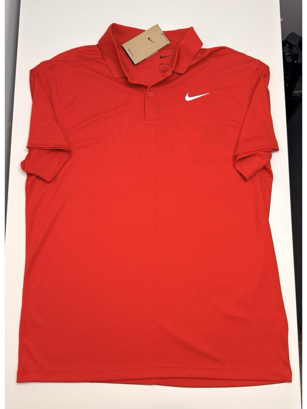 Nike Dri-FIT Men’s Golf Polo Shirt NWT Red Short Sleeve Size M DH0822-657